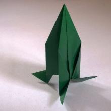 Модульное оригами. Космическая ракета. Оригами ракета – модульная техника выполнения поделки Оригами из бумаги схемы для начинающих ракета